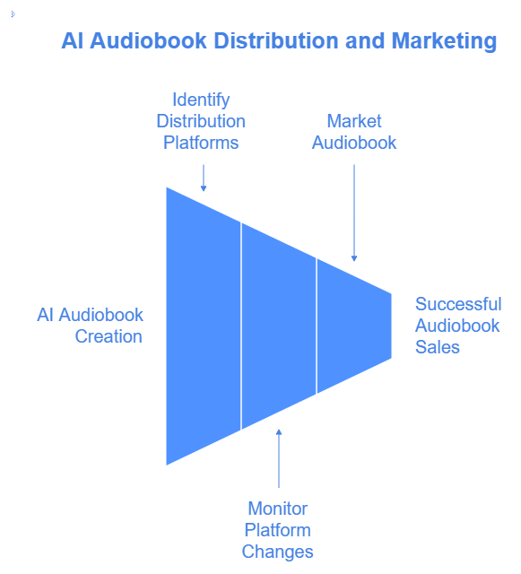 Learn where and how to sell your AI audiobook, from Google Play Books to your own website, and get tips on marketing and distribution.