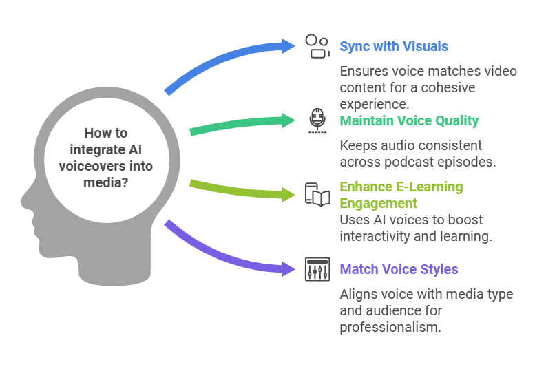 Learn how to use AI voiceovers effectively in videos, podcasts, and e-learning to create professional and engaging content.